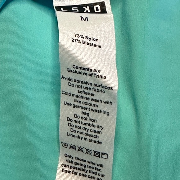 LSKD Agility Active Tank Top size M Teal/Aqua - Picture 5 of 5